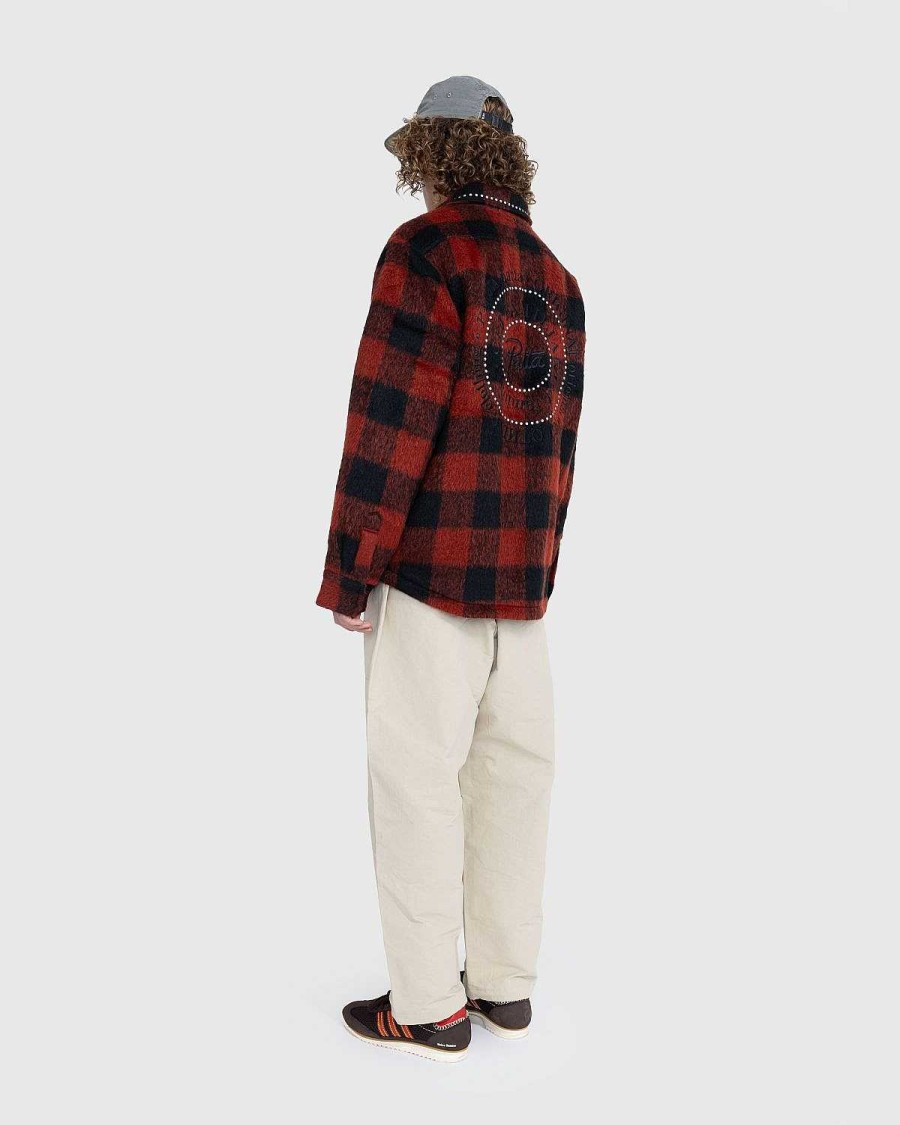 Skjorter | Patta Tjek Car Coat Biking Red