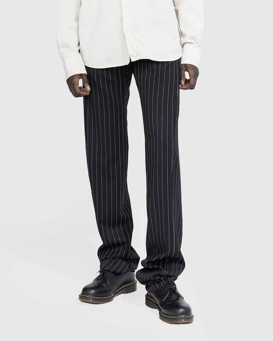 Bukser | Martine Rose Twist Seam Skraeddersyet Buks Sort/Hvid
