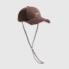Hatte | JACQUEMUS La Casquette Artichaut Brun