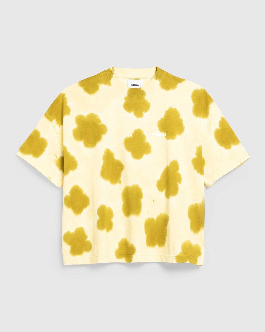 T-Shirts | Bonsai Farvet Logo-T-Shirt Gul
