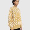 Strik | Acne Studios Face Crossbones And Arrow Crewneck Sweater Gul