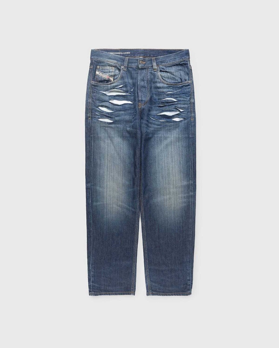 Bukser | Diesel 2010-D-Macs Straight Jeans Bla