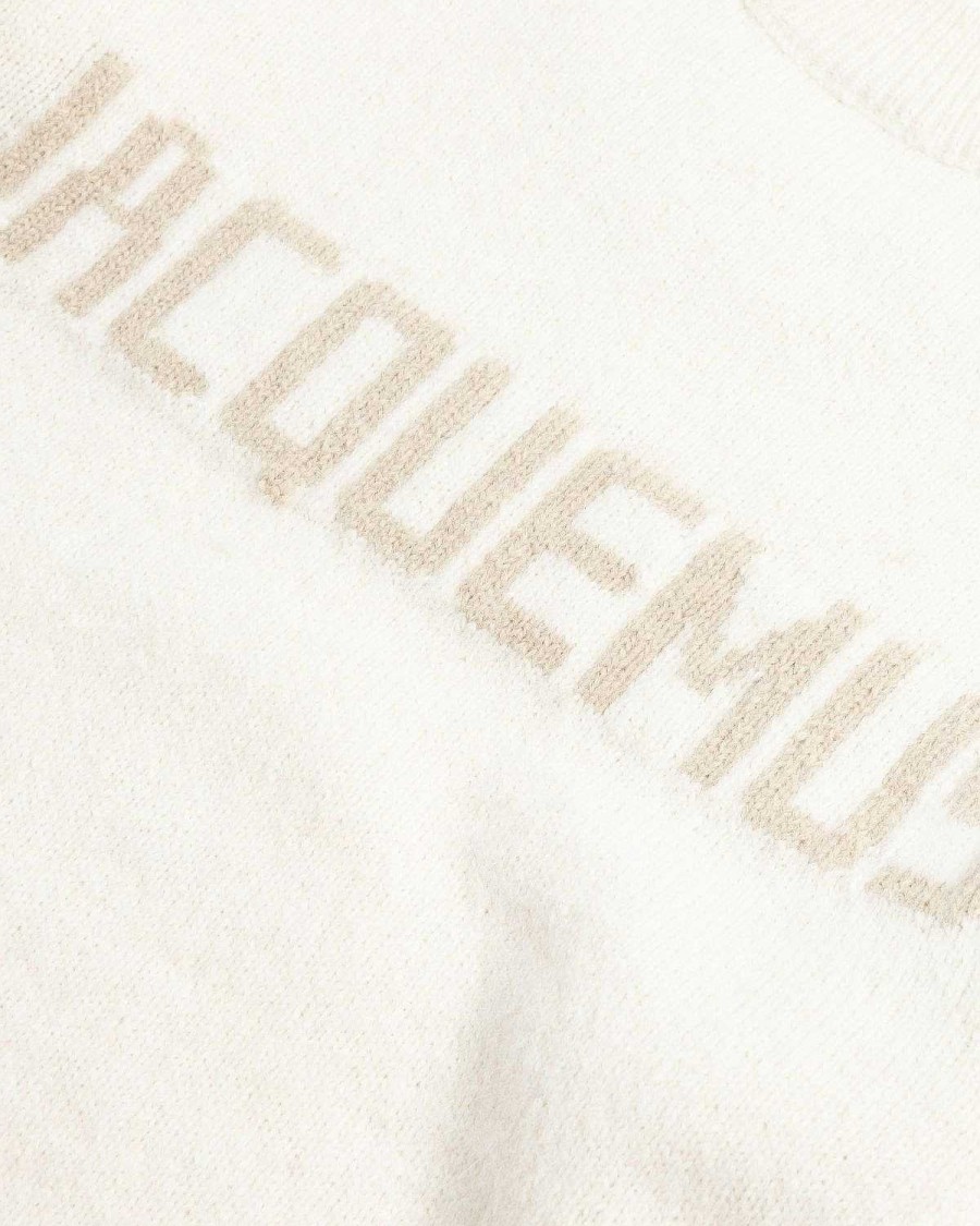 Strik | JACQUEMUS Le Pull Jacquemus Lys Beige