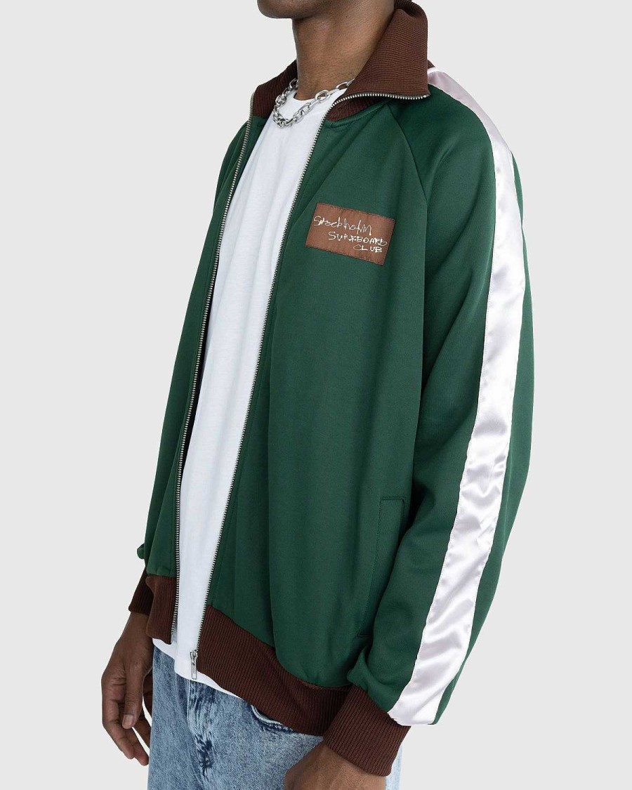 Overtoj | Stockholm Surfboard Club Track Top Fall Green