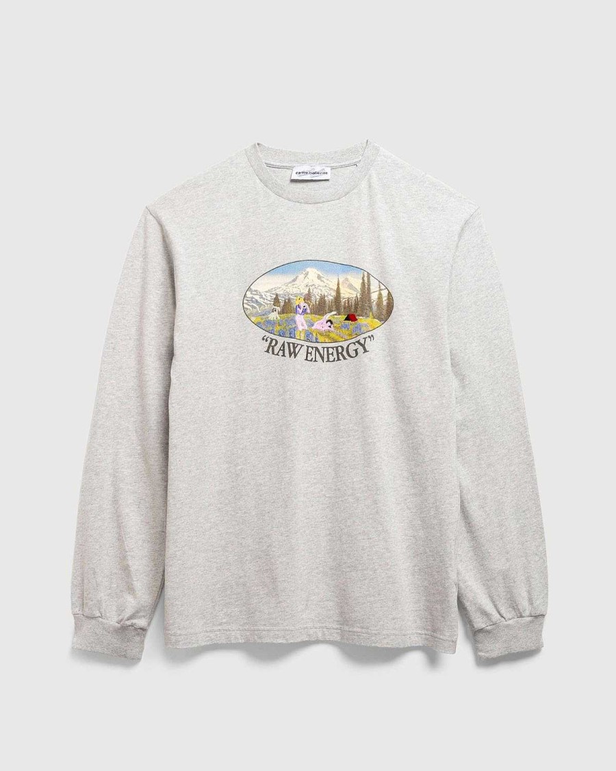 T-Shirts | Carne Bollente Raw Energy Langaermet Melange Gra