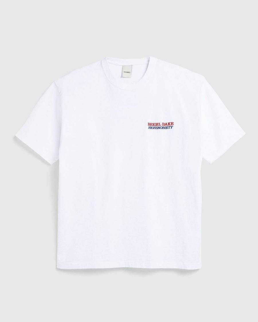 T-Shirts | Beigel Bake Bagel T-Shirt Hvid