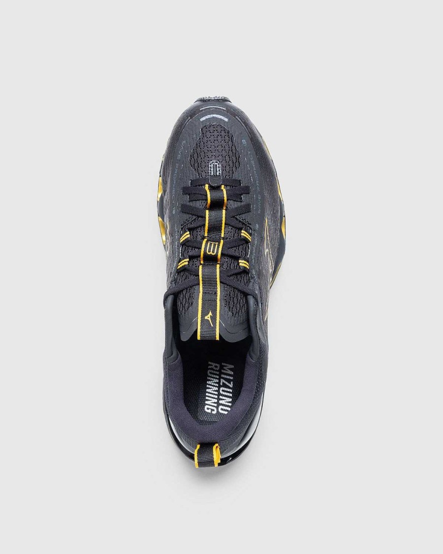 Sneakers | Mizuno Wave Prophecy 13 Sort/Guld/Metalliggra