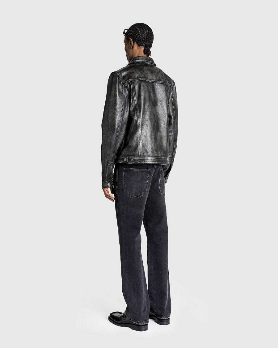 Bukser | Guess USA Gusa Contrast Flare Pant Gusa Aged Black Wash