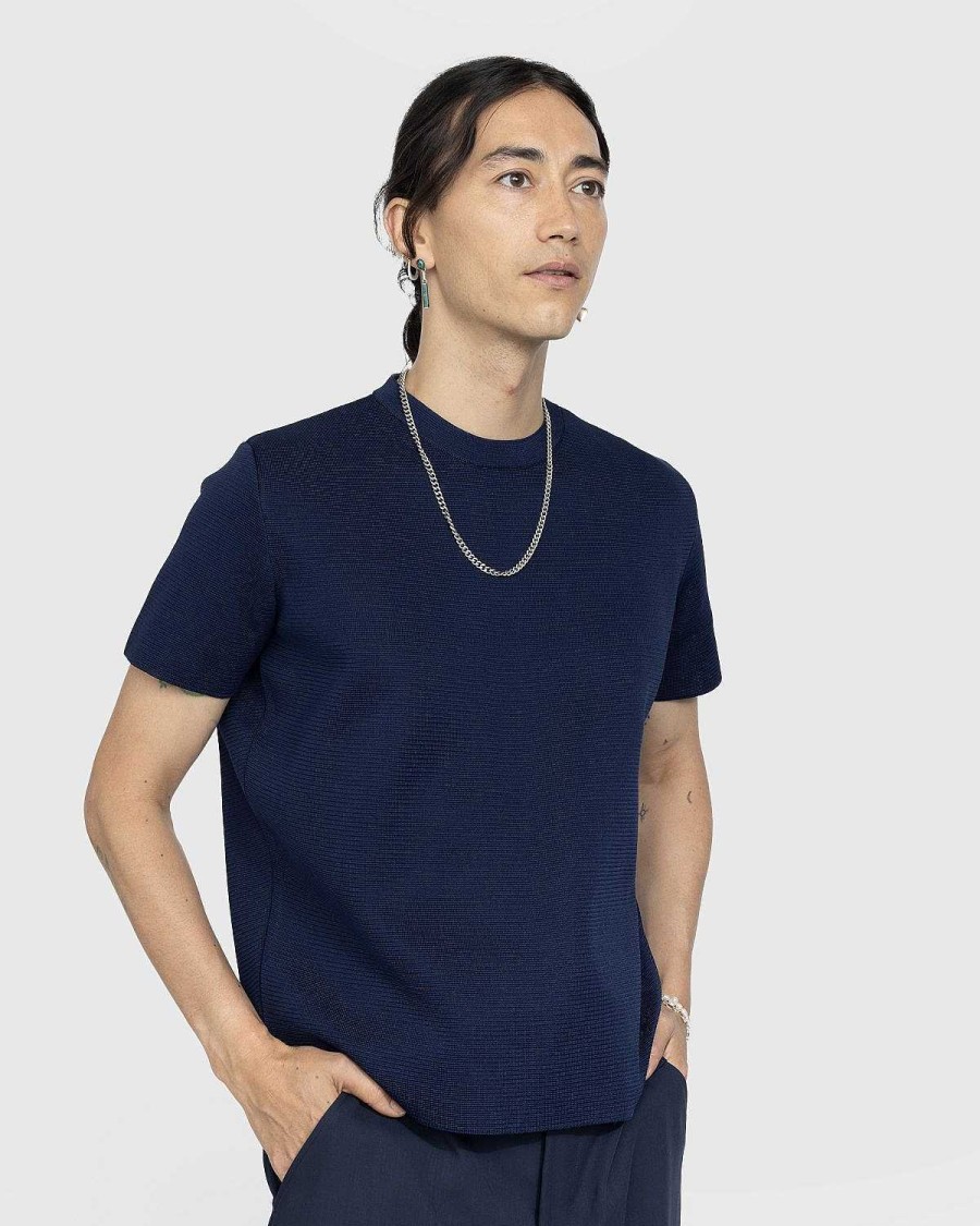 T-Shirts | Our Legacy Strikket T-Shirt Digital Abyss Performance Poly