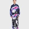 Overtoj | Gerrit Jacob Printet Denimjakke Navy/Lilac