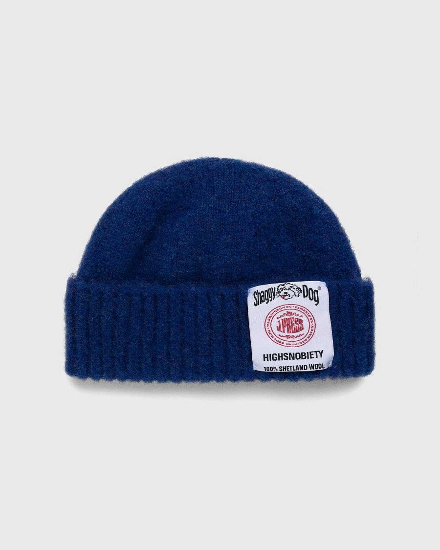Vinter Tilbehor | J. Press Shaggy Dog Knit Beanie Bla