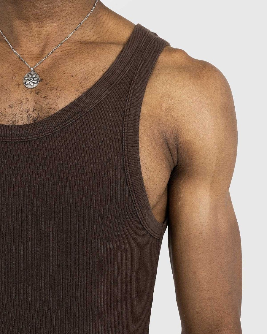 T-Shirts | Entire Studios Rib Tank Brunette