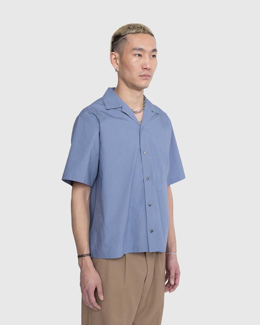 Skjorter | Highsnobiety Poplin Kortaermet Skjorte Bla