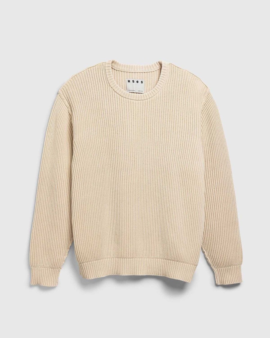 Strik | Highsnobiety HS05 Pigmentfarvet Sweater Aeggeskal