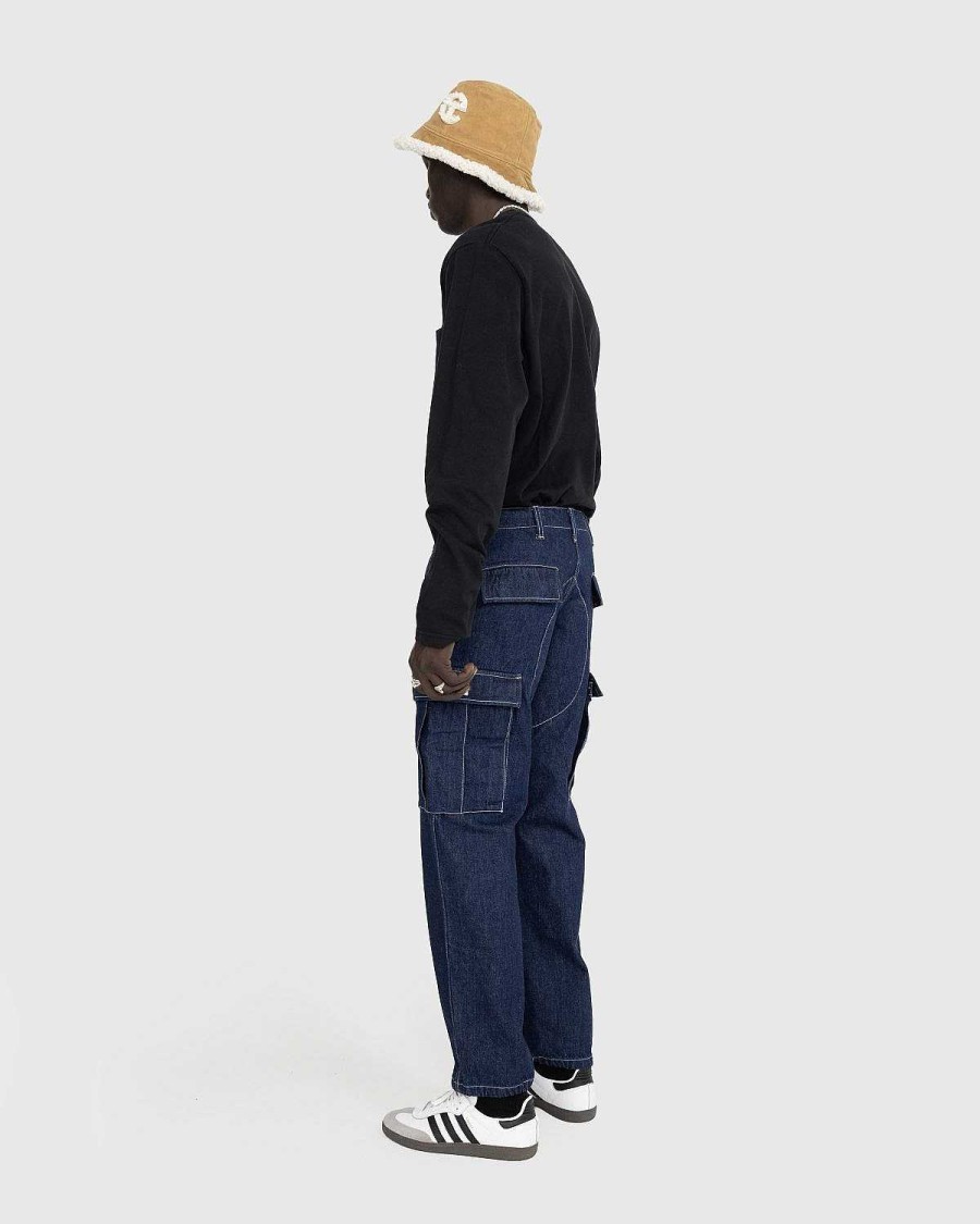 Bukser | Human Made Denim Cargo Pants Indigo