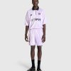 Shorts | Martine Rose Half And Half Football Short Lilac