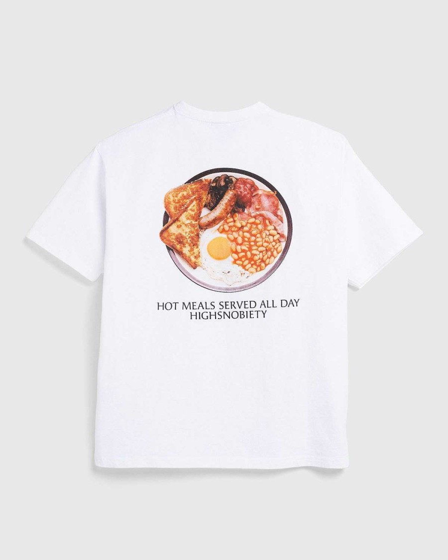 T-Shirts | Highsnobiety English Breakfast T-Shirt Hvid