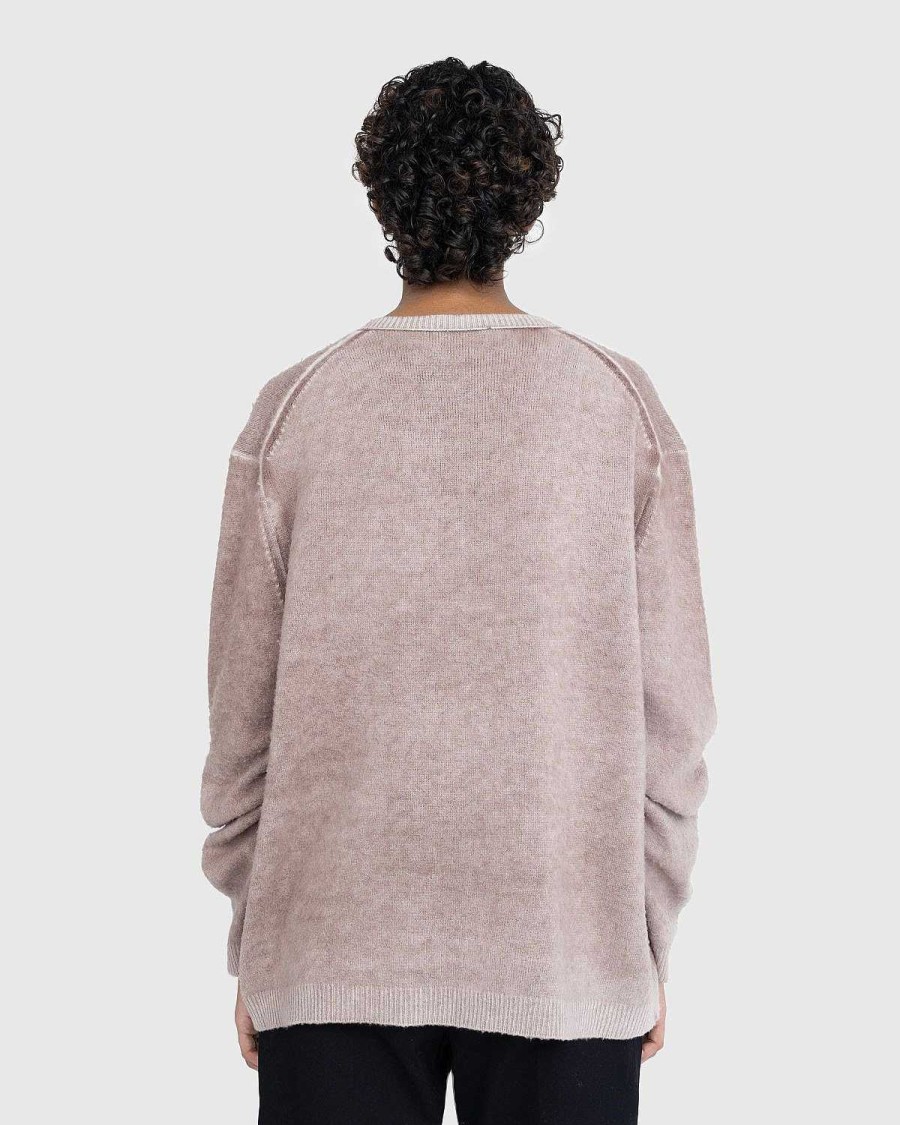 Strik | Acne Studios Uld V-Hals Sweater Brun