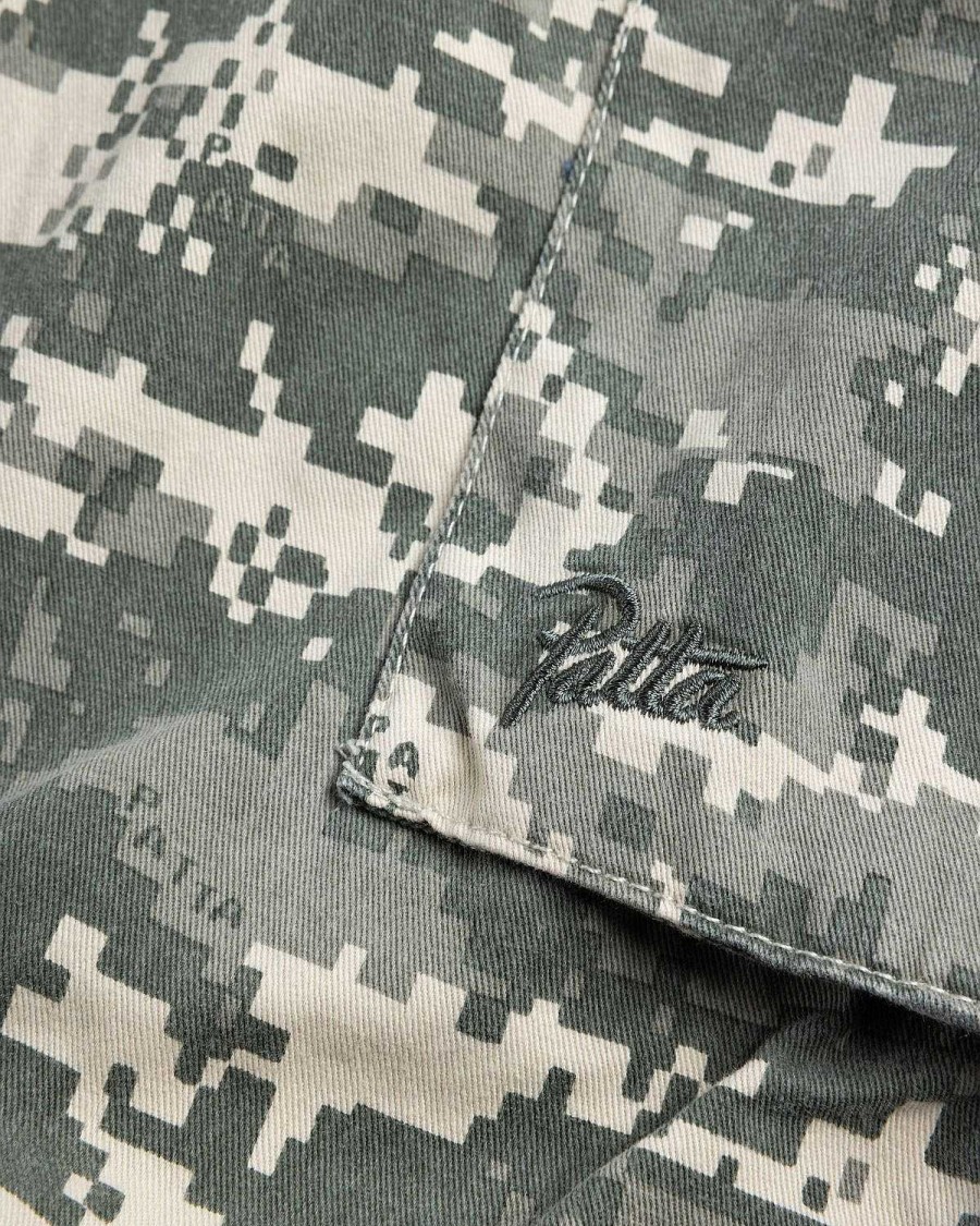 Bukser | Patta Digi Washed Cargo Pants Multi/Spray Camo