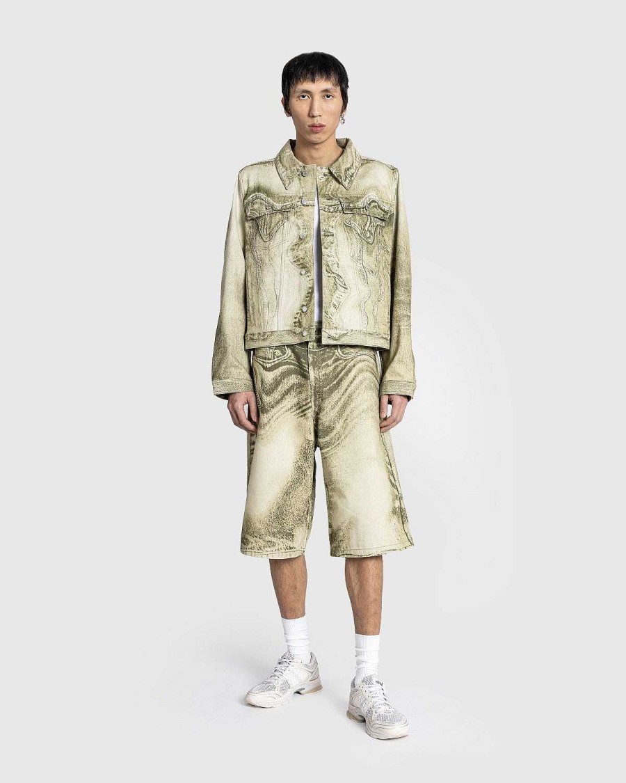 Shorts | CAMPERLAB Wavy Denim Shorts Gron/Multi
