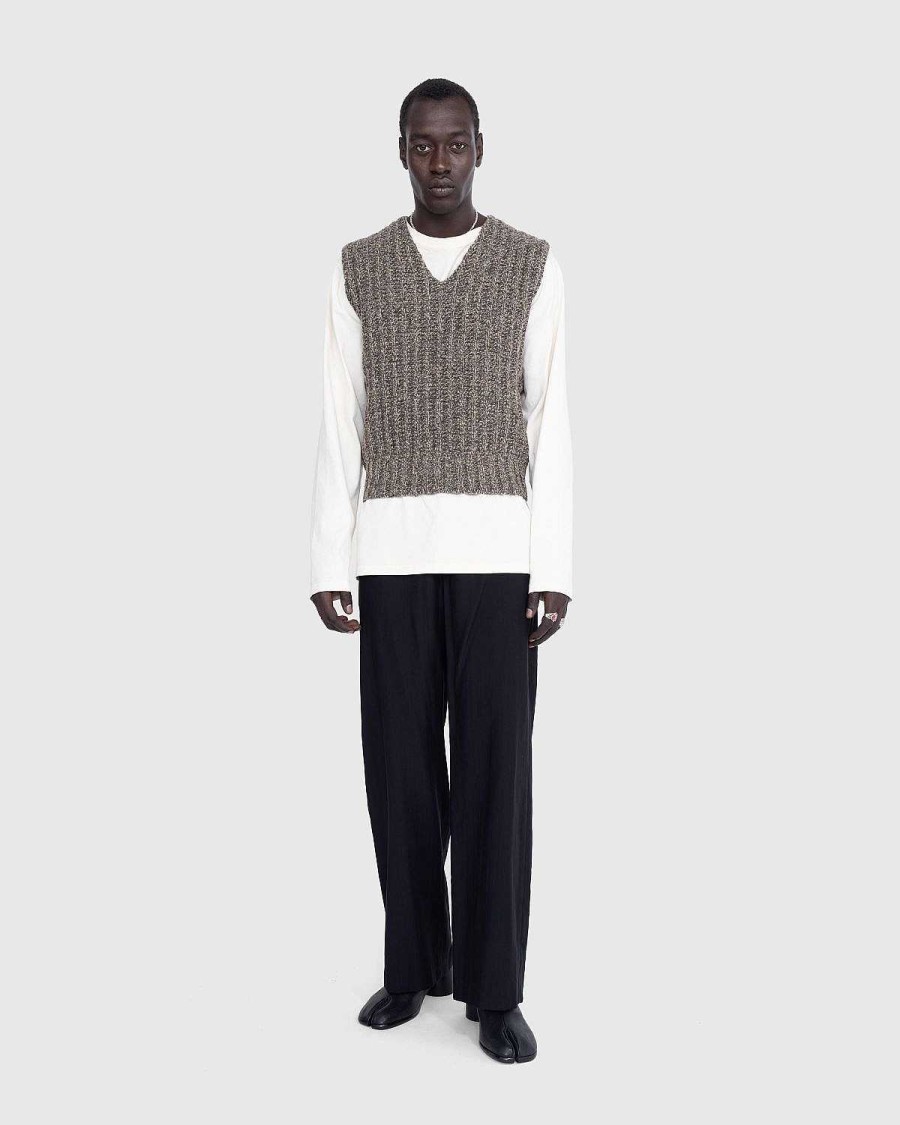 Strik | Maison Margiela Uld Gilet Medium Brun