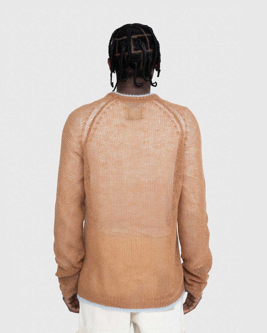 Strik | Highsnobiety Crew Sweater Brun/Lysebla