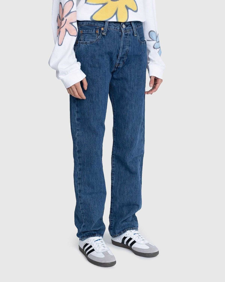 Bukser | Levi's 501 Original Fit Indigo Stonewash