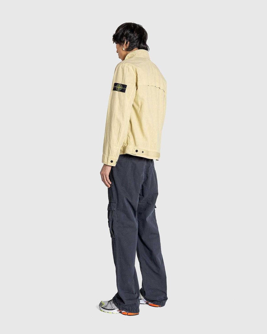 Overtoj | Stone Island Nylon-Tc Jakke Natural Beige