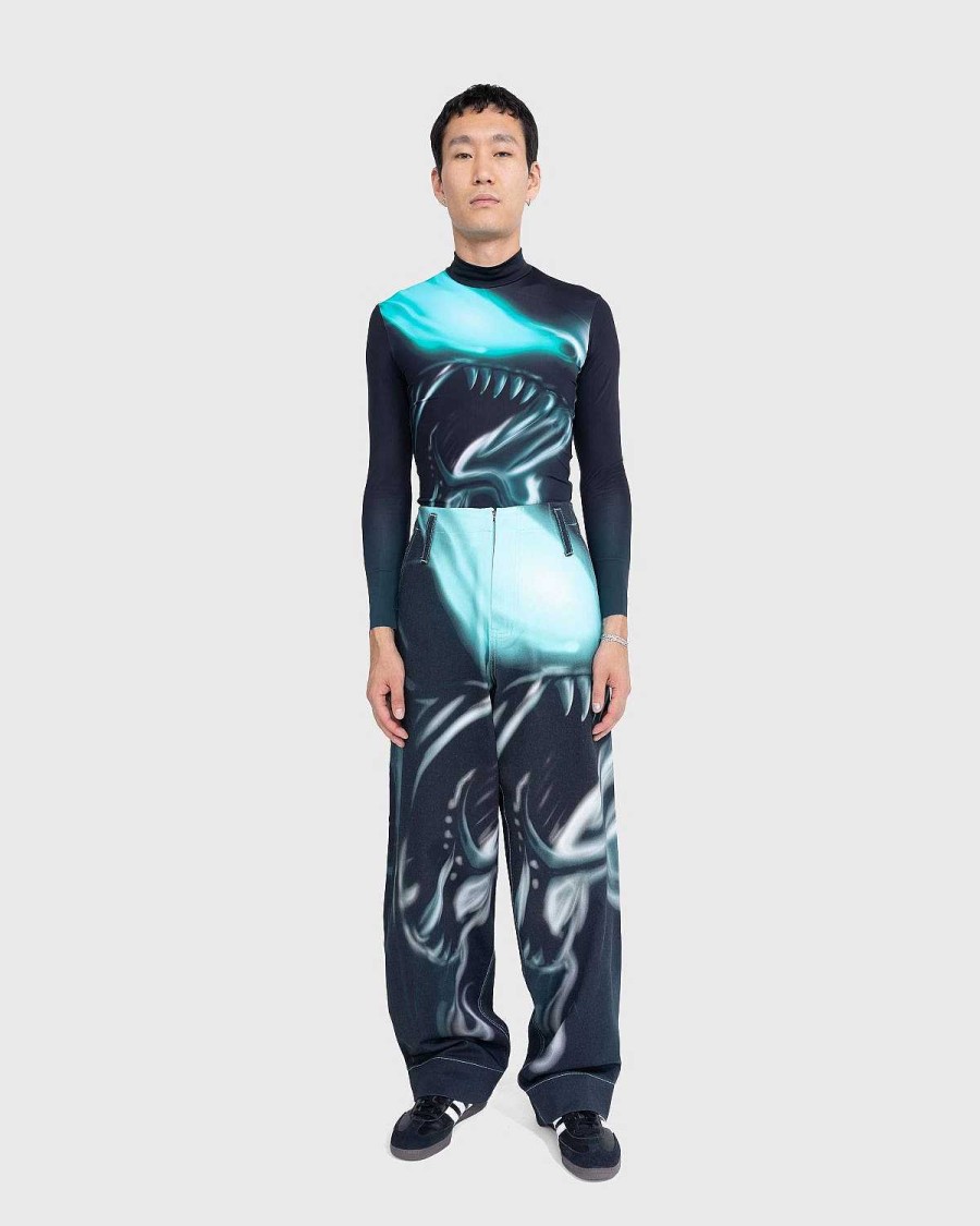 T-Shirts | Gerrit Jacob Lycra Top Blagron/Aqua
