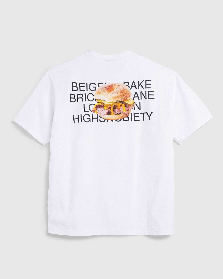 T-Shirts | Beigel Bake Bagel T-Shirt Hvid