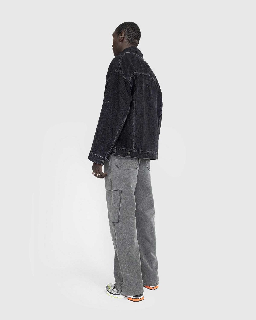 Bukser | Acne Studios Patch Canvas Bukser Carbon Grey