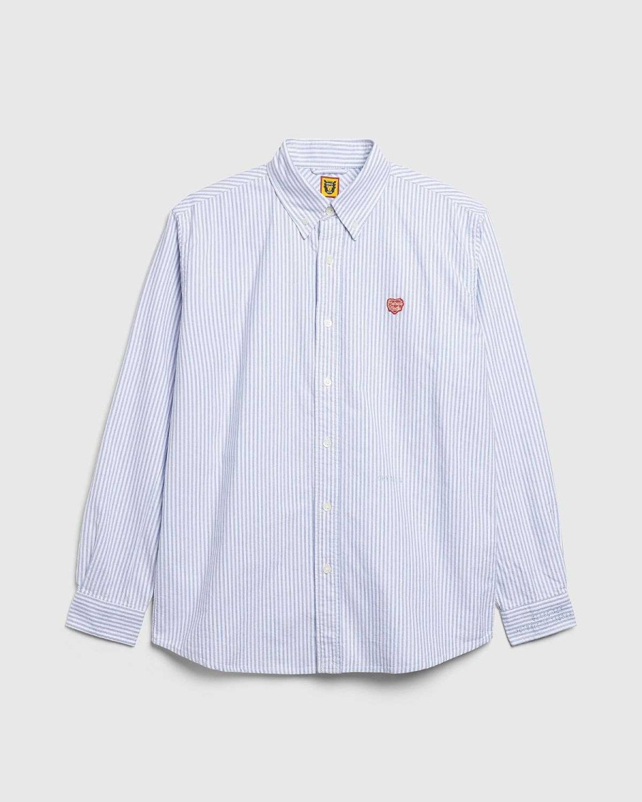 Skjorter | Human Made Stripe Bd Langaermet Skjorte Bla