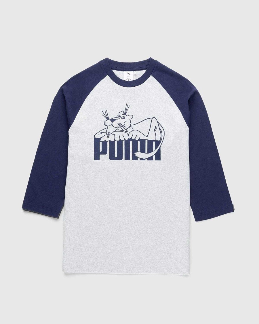 T-Shirts | Puma Raglan Langaermet Gra