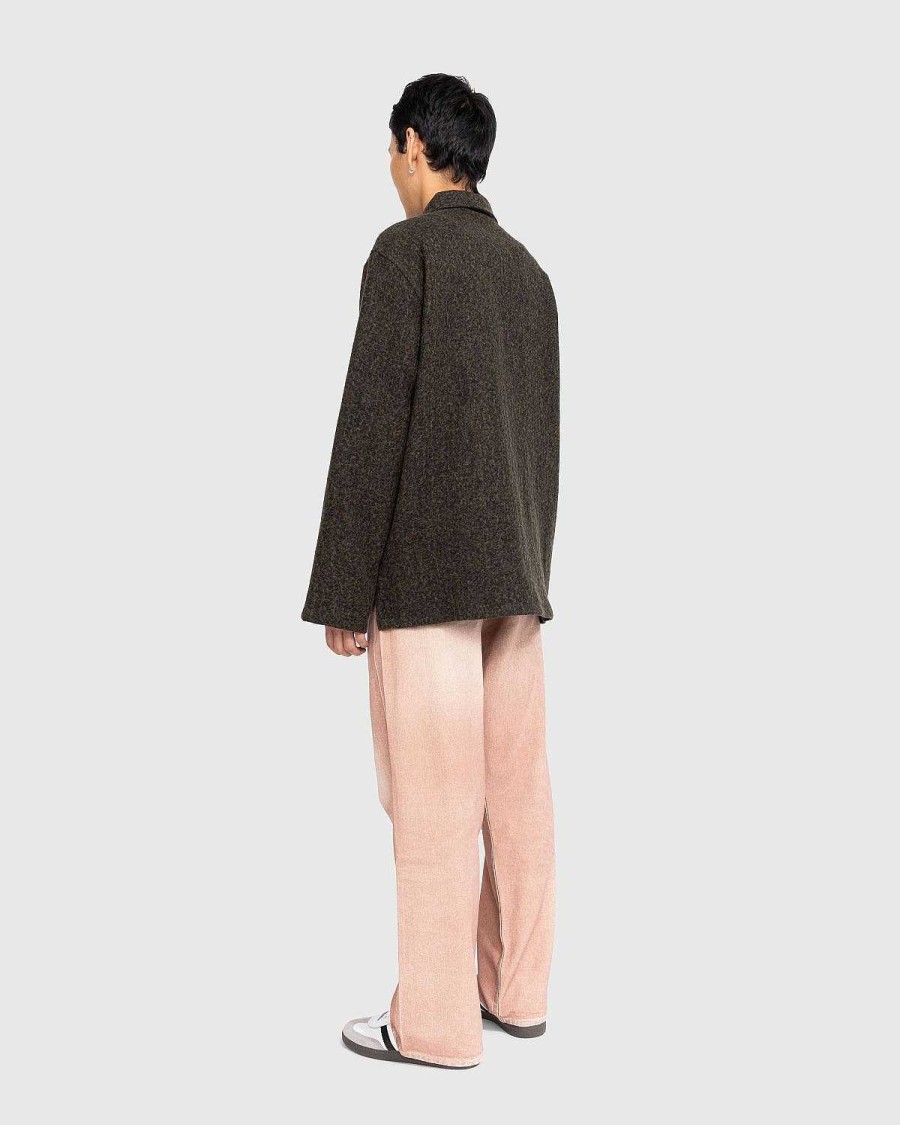 Overtoj | Our Legacy Haven Jacket Black/Moss Fuzz Wool