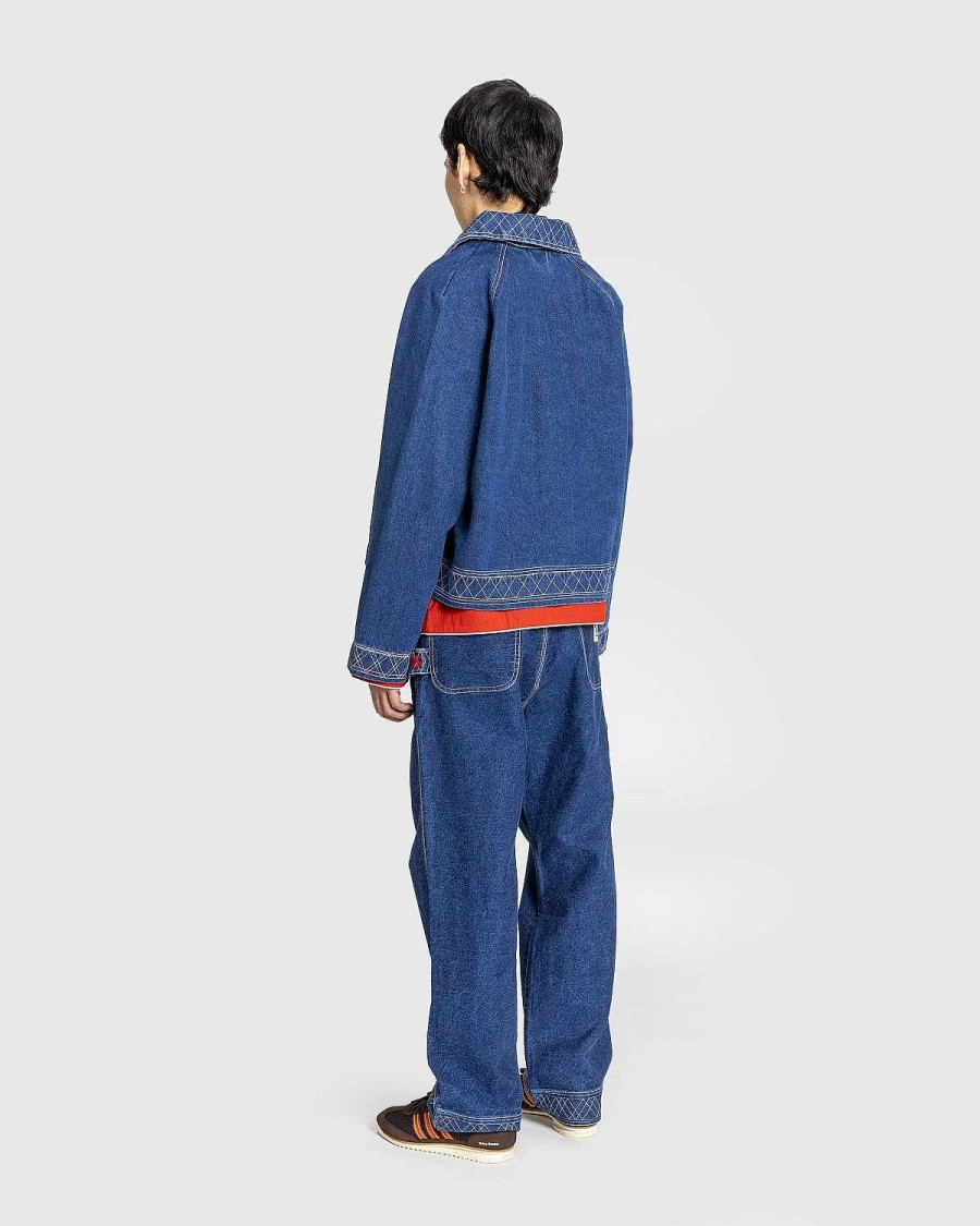 Overtoj | Bode Broderet Denimjakke Indigo