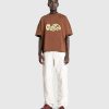 T-Shirts | Bonsai Oversize Broderet T-Shirt Glaseret Ingefaer