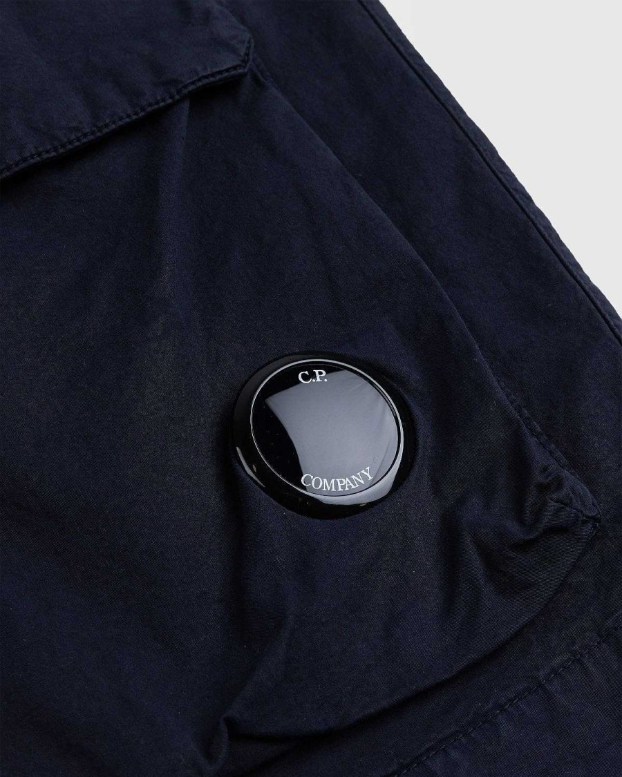 Shorts | C.P. Company Twill Stretch Utility Shorts Total Eclipse Blue