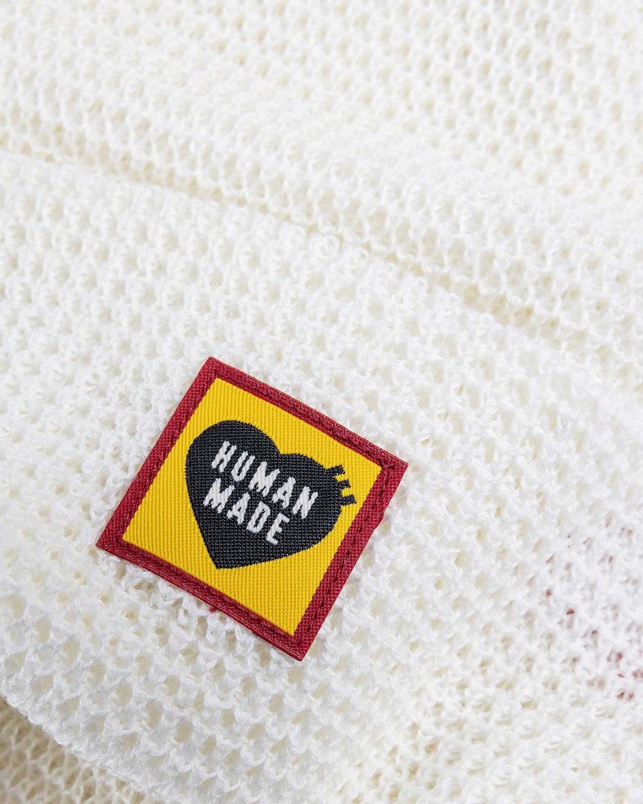 Vinter Tilbehor | Human Made Vaffelbeanie Hvid