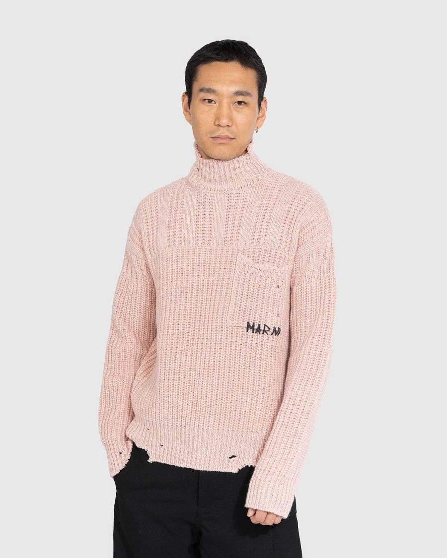 Strik | Marni Uld Rullekrave Pink