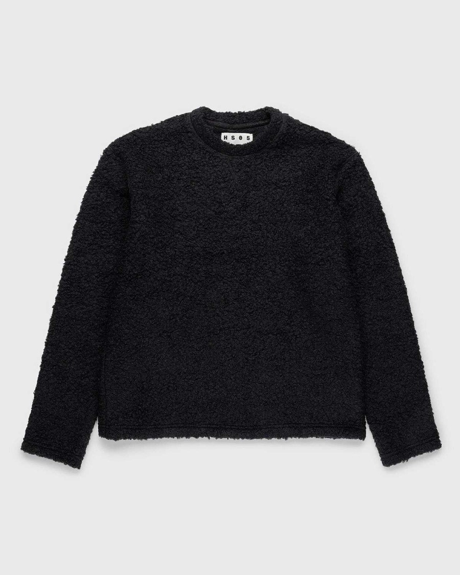 Strik | Highsnobiety HS05 Uldblanding Indlagt Strik Crew Sort