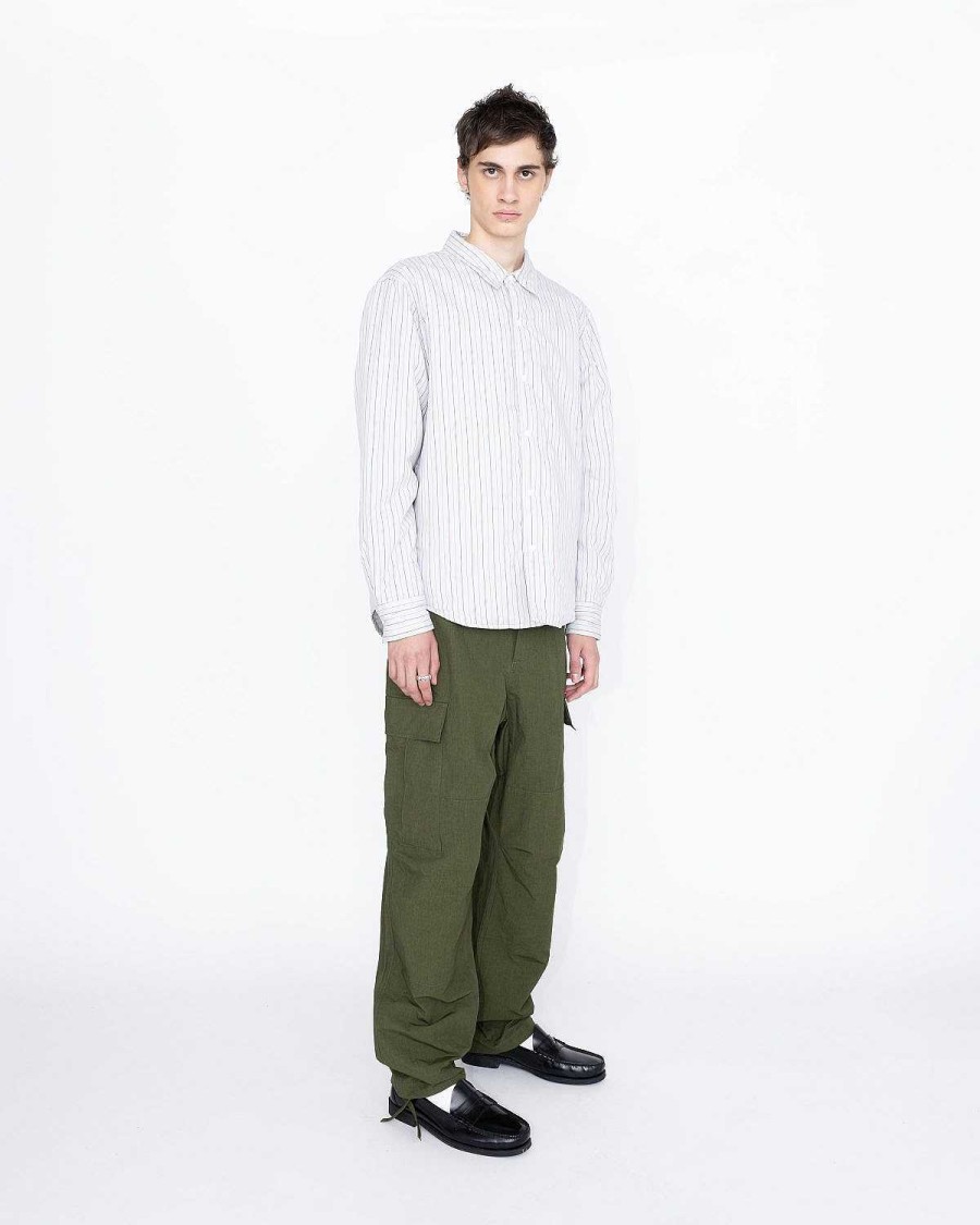 Skjorter | Highsnobiety HS05 Isoleret Skjortejakke Stribet